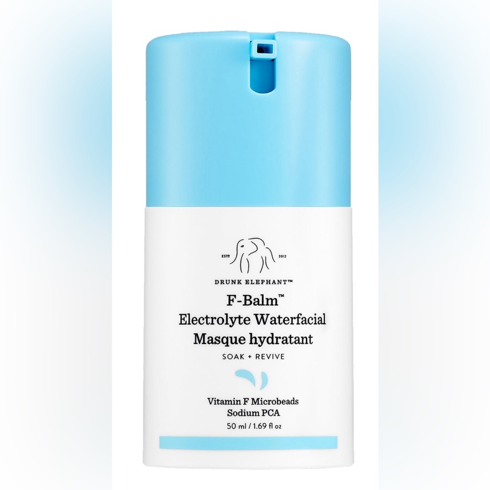 Drunk Elephant F-Balm Electrolyte Waterfacial Masque Hydratant - NIB